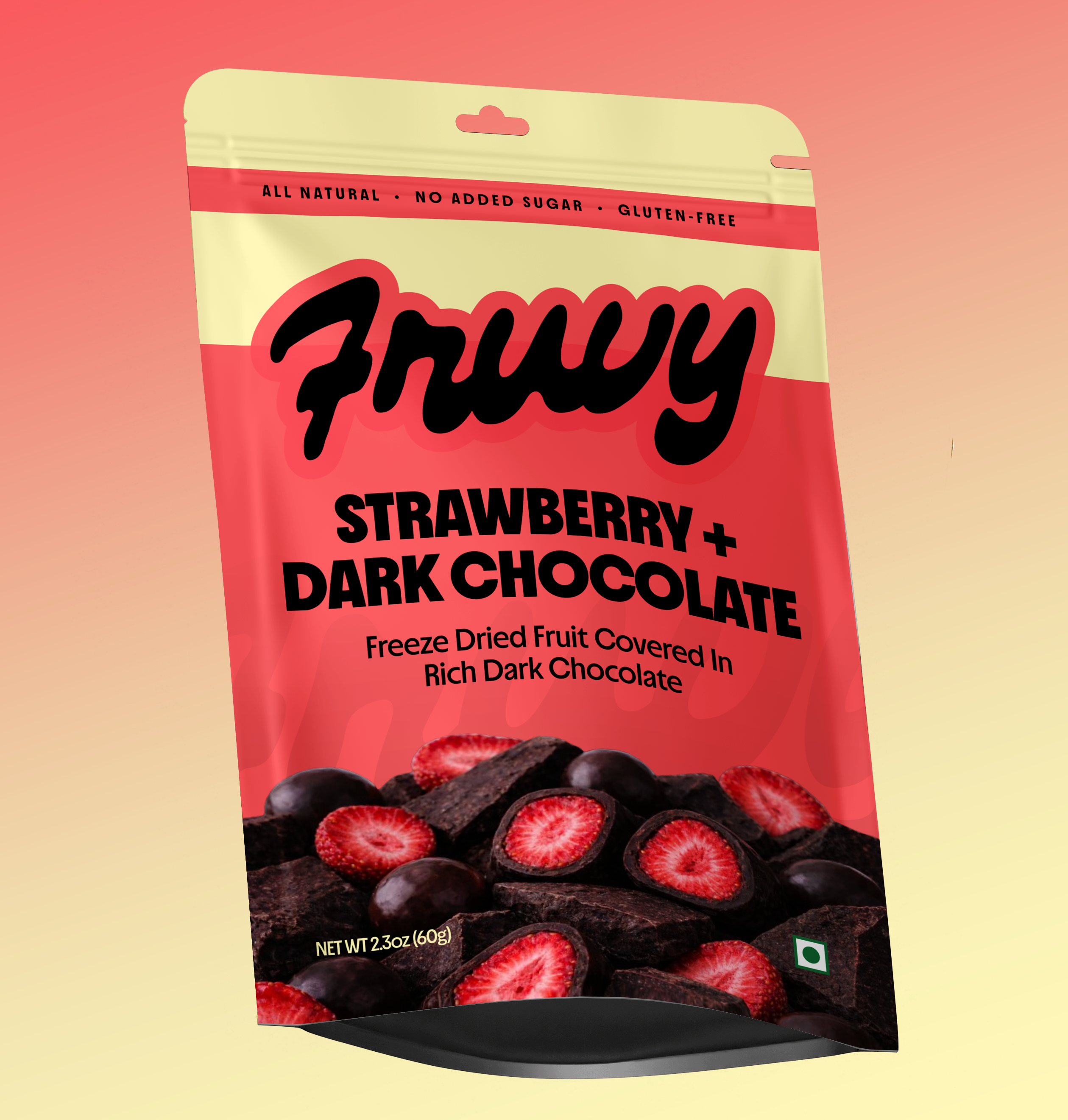 strawberry and dark chocolate